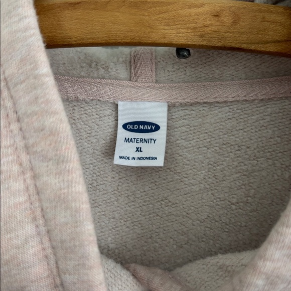 Old Navy light pink maternity/nursing hoodie - Picture 3 of 4